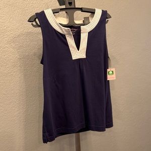 Lilly Pulitzer Navy tank